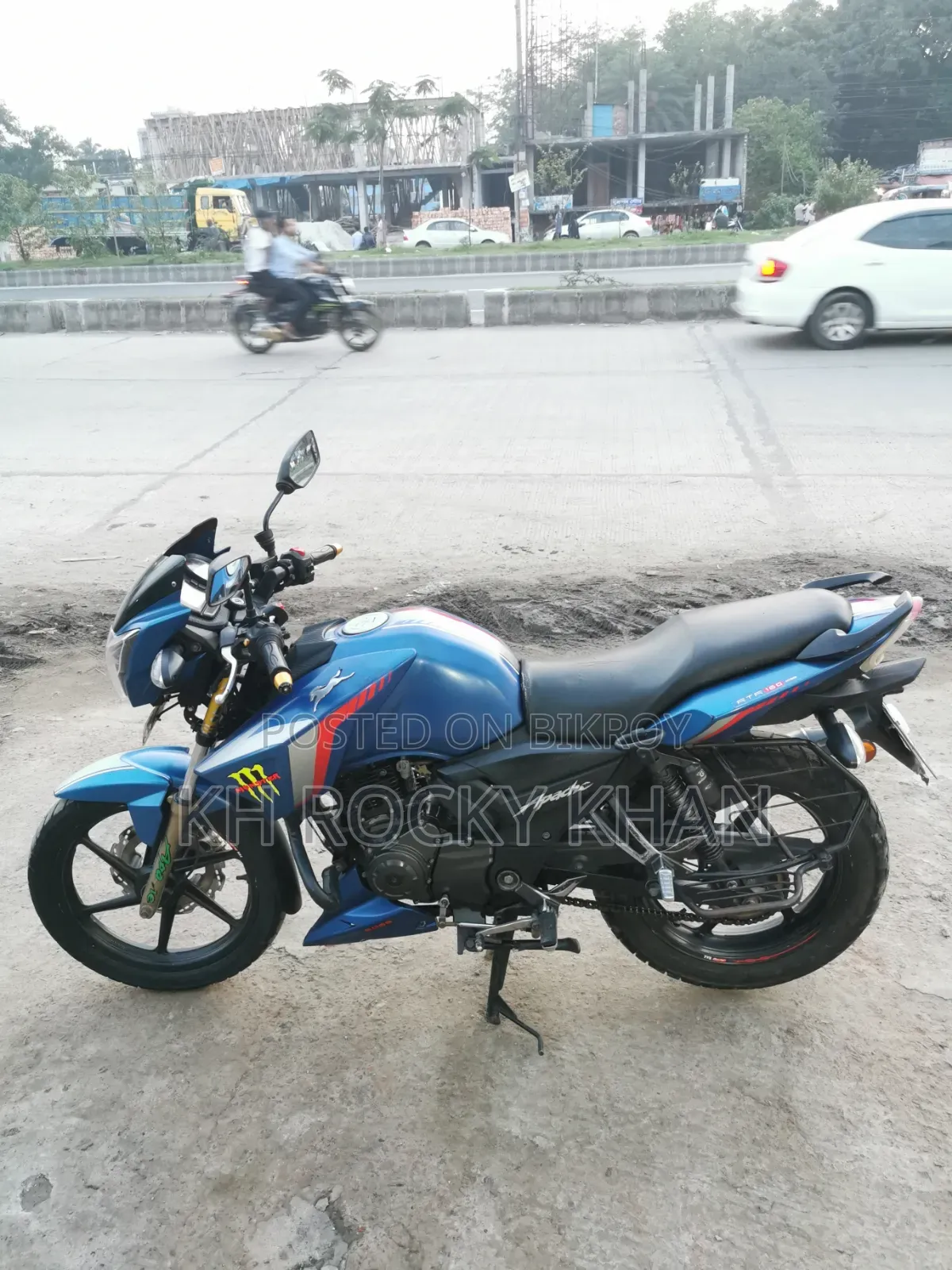 TVS Apache RTR 160 2V 2021 Blue