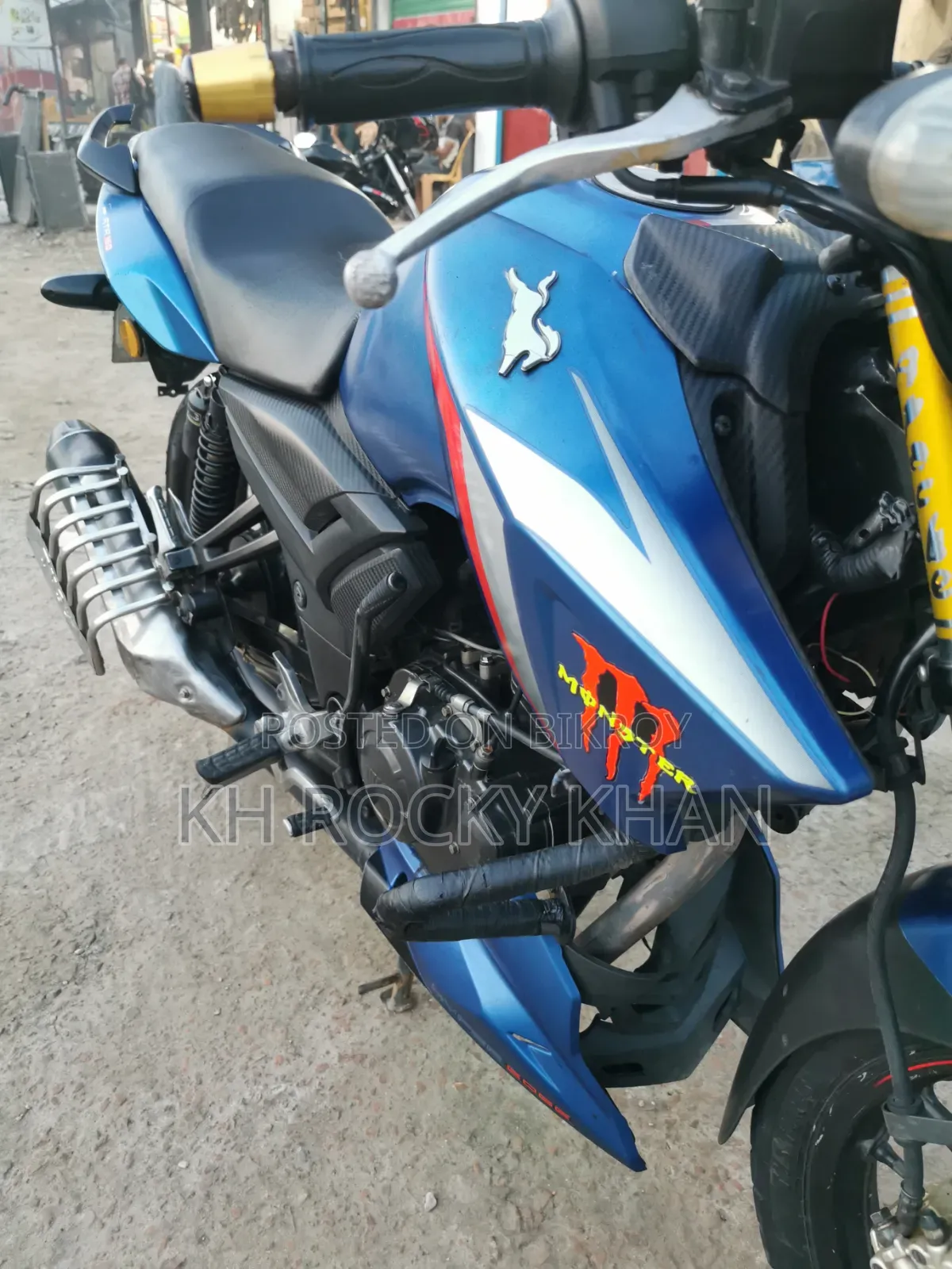 TVS Apache RTR 160 2V 2021 Blue
