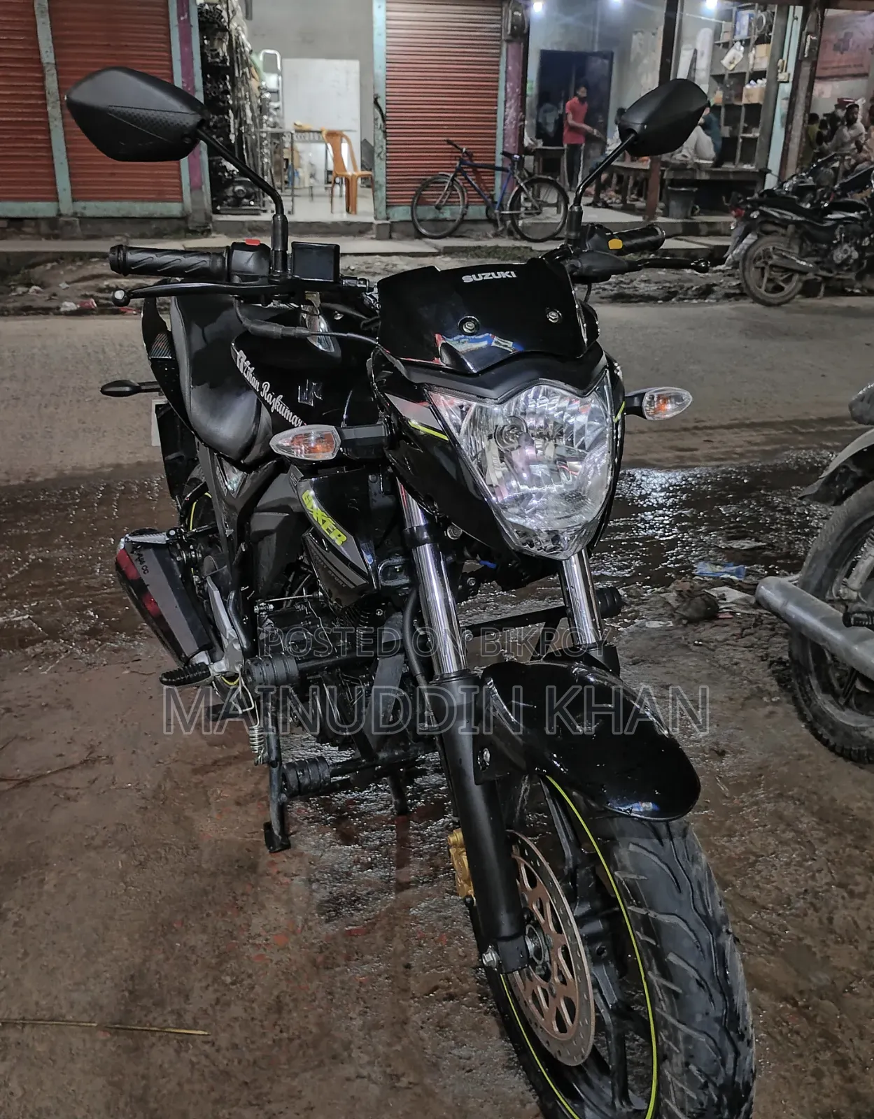 Suzuki Gixxer Monotone 2025 Black