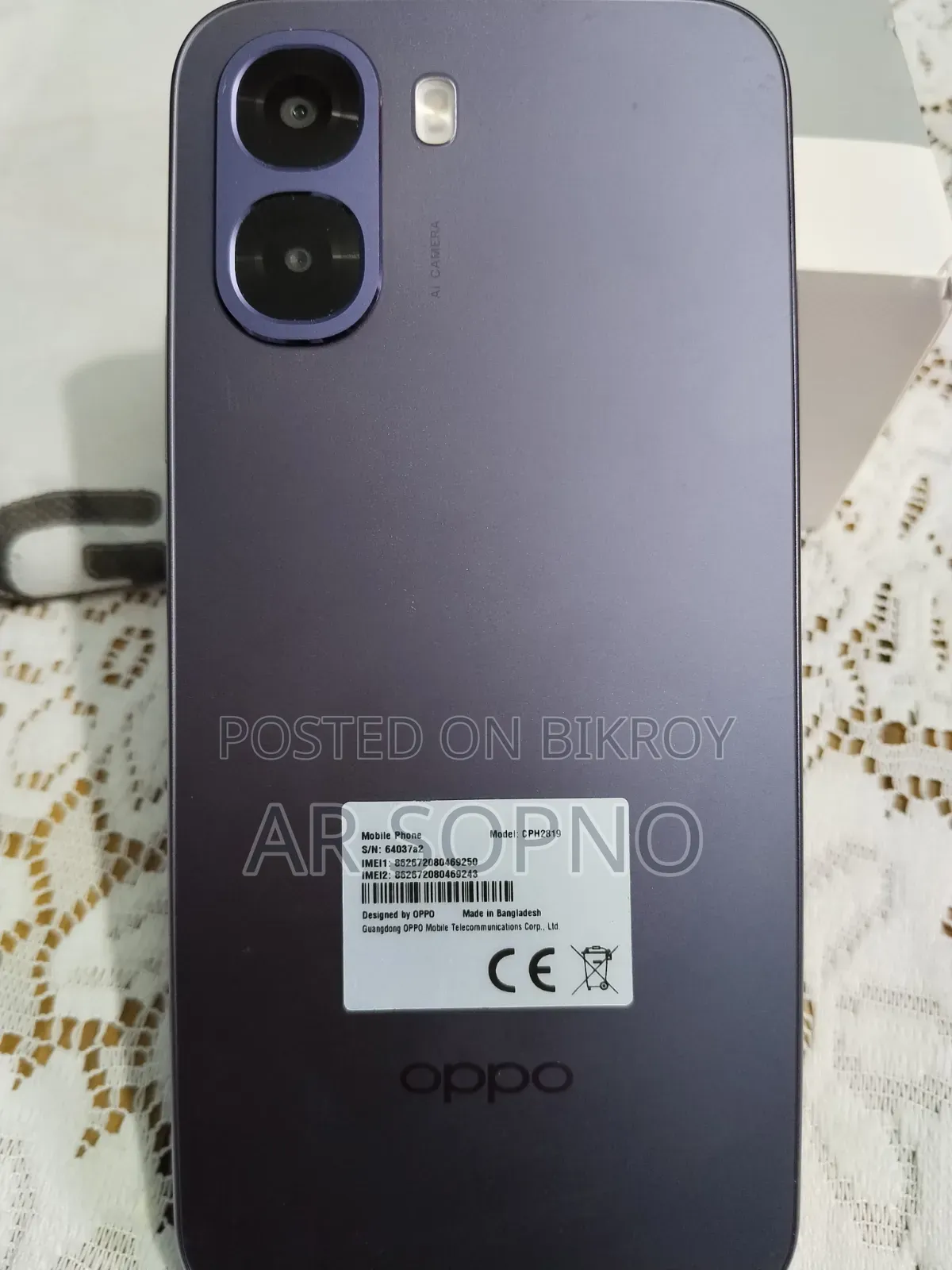 Oppo A6x 64 GB Purple