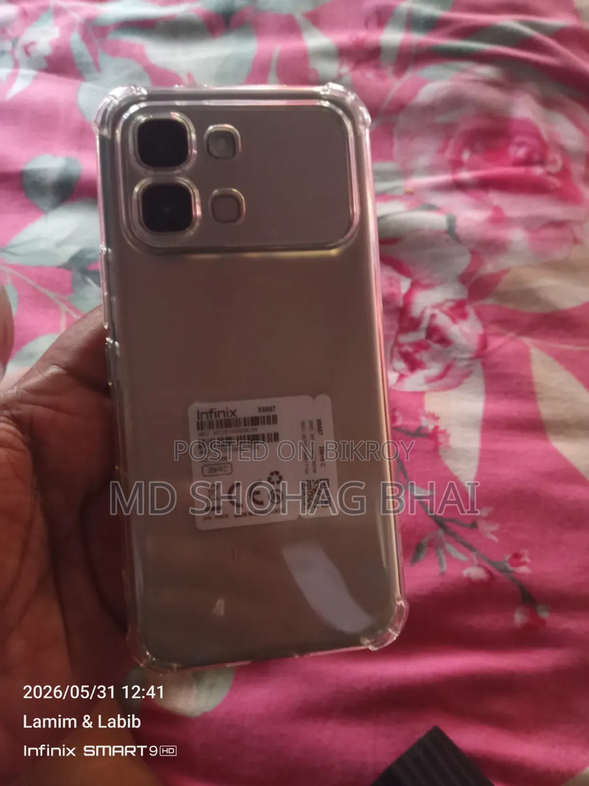 New Infinix Note Edge 256 GB Silver