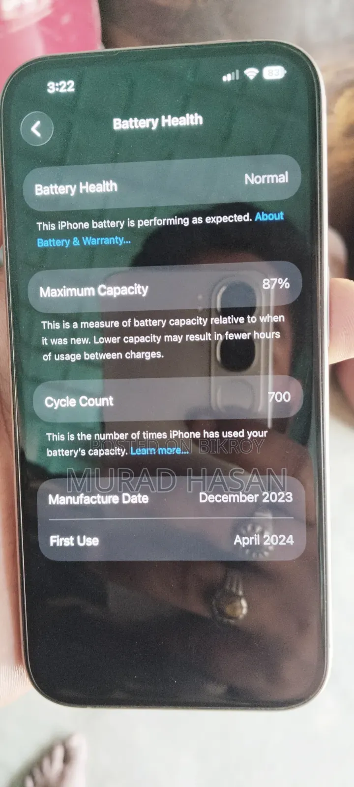 Apple iPhone 15 Pro 256 GB Silver