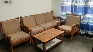 Sofa / 5-seater Teak Wood Sofa