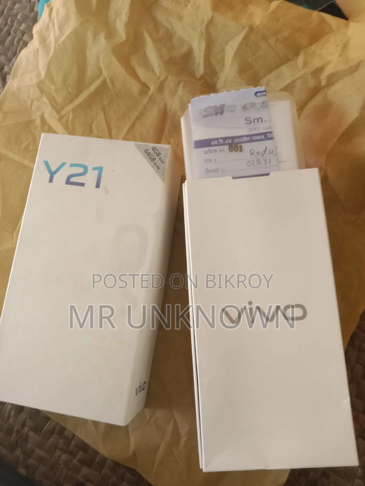 New Vivo Y21 64 GB White