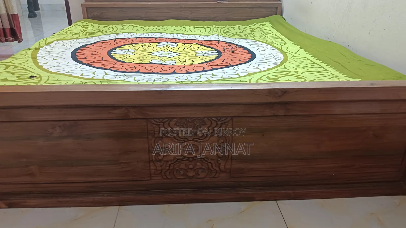 সেগুন খাট আর বেড