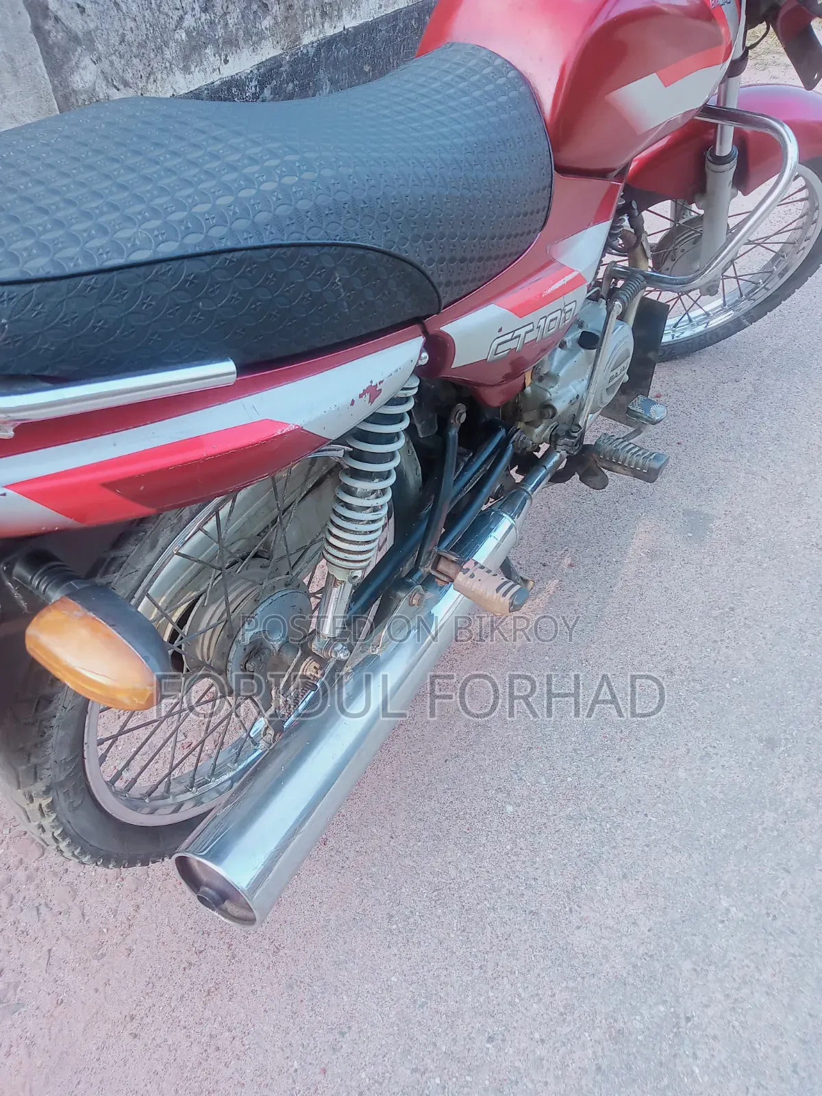 Bajaj CT 100 2009 Red