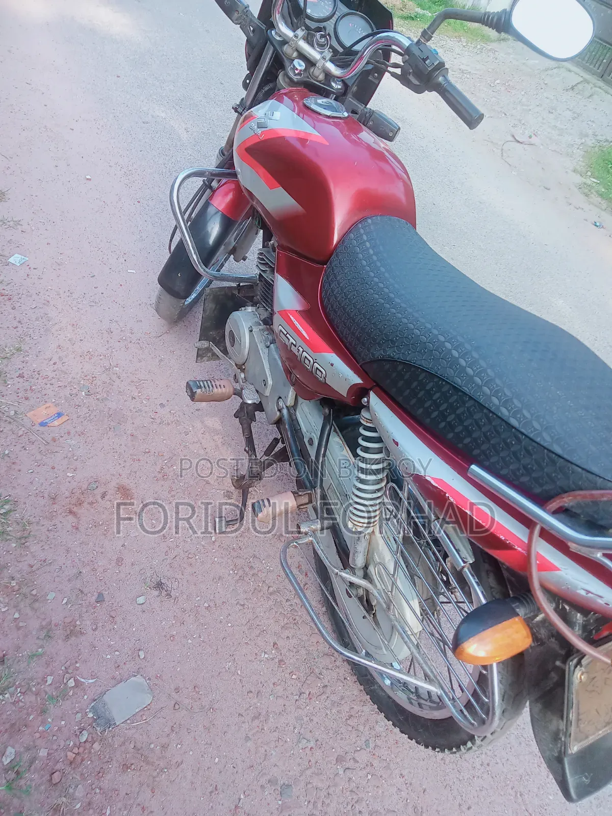 Bajaj CT 100 2009 Red