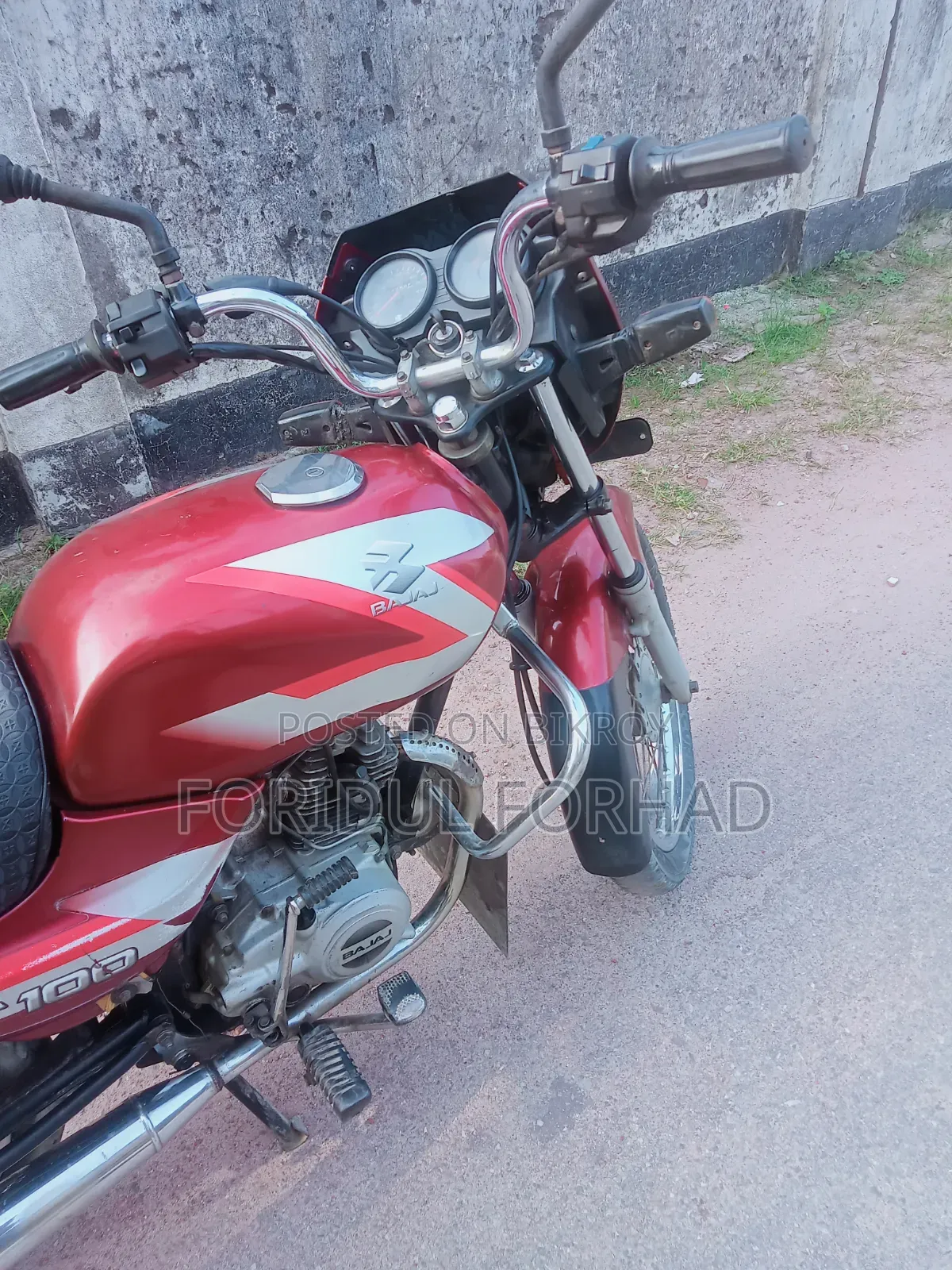 Bajaj CT 100 2009 Red