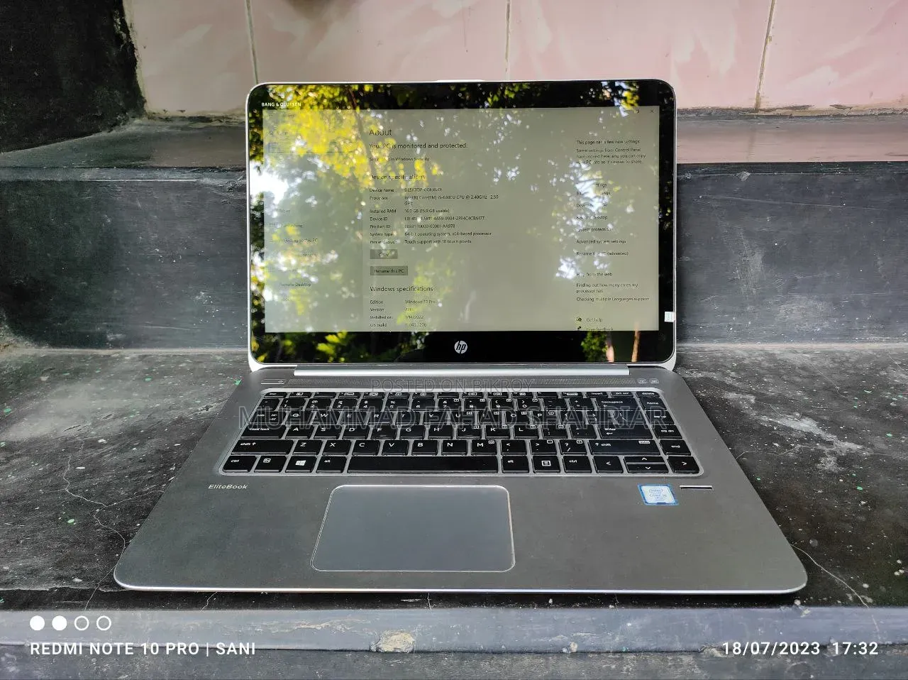 New Laptop HP EliteBook 1040 G3 16GB Intel Core I5 SSD 256GB