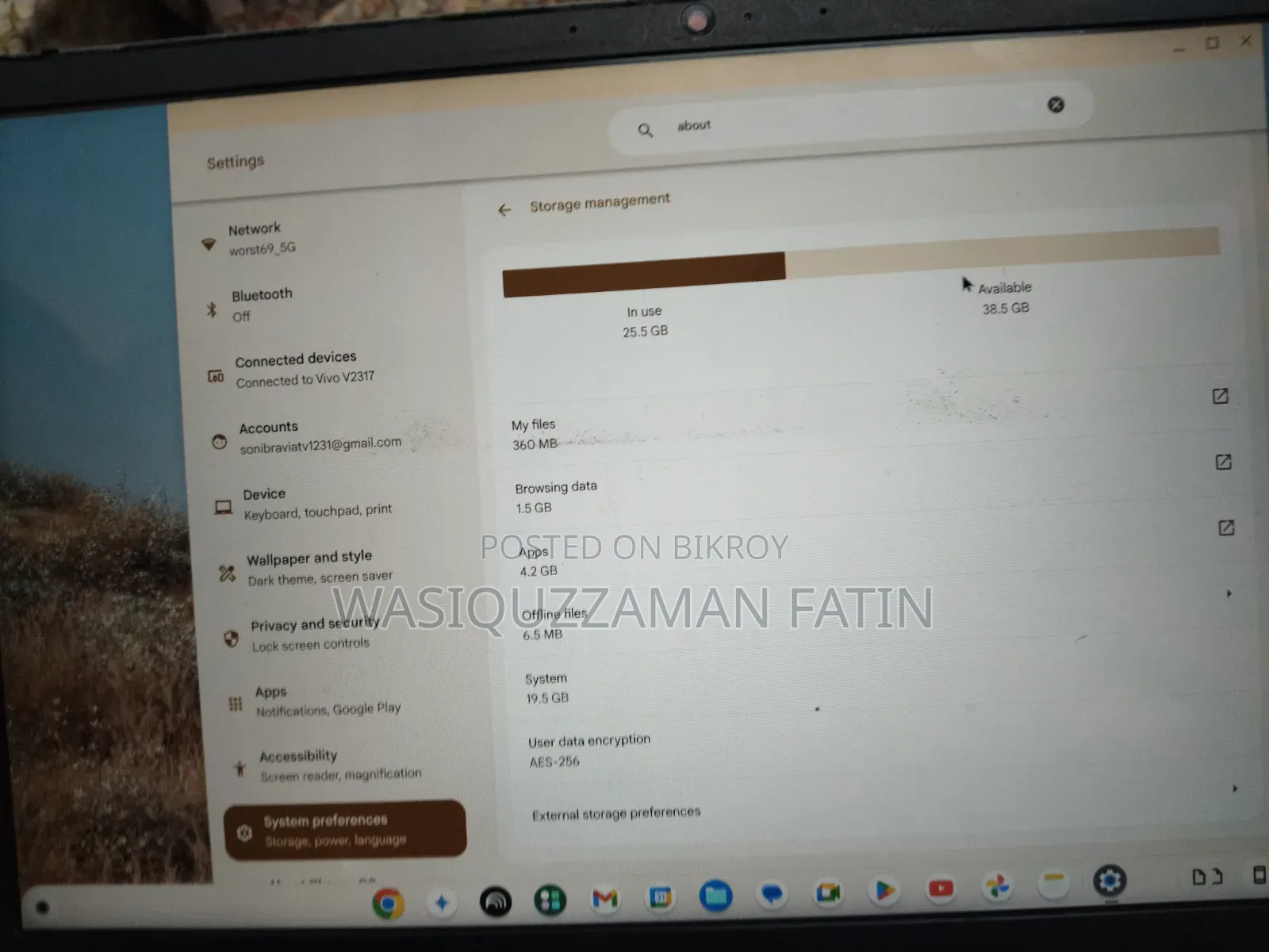 Laptop Lenovo Ideapad 3 4GB Intel SSD 60GB