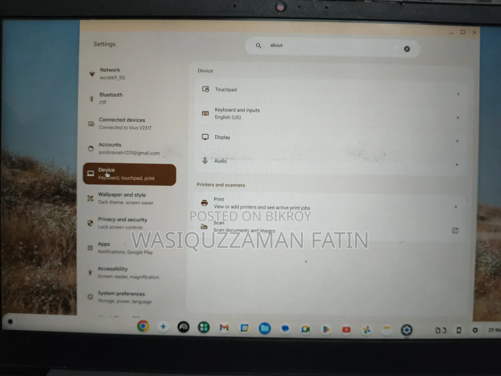 Laptop Lenovo Ideapad 3 4GB Intel SSD 60GB
