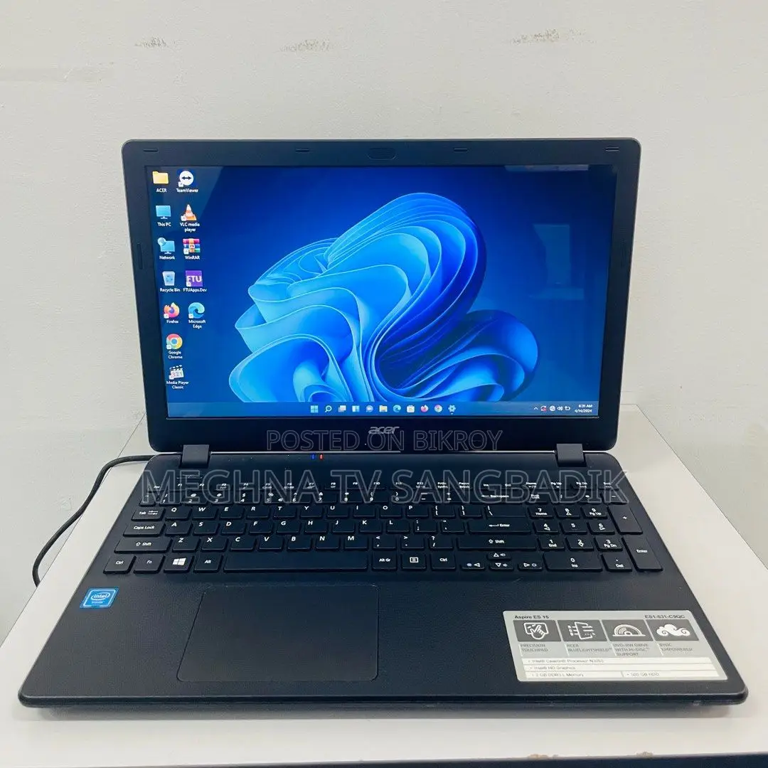 Laptop Acer 4GB Intel SSD 500GB
