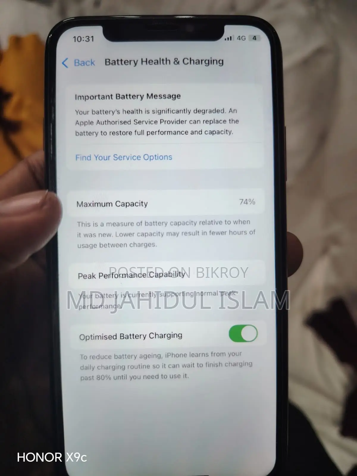 Apple iPhone XS 64 GB Gold