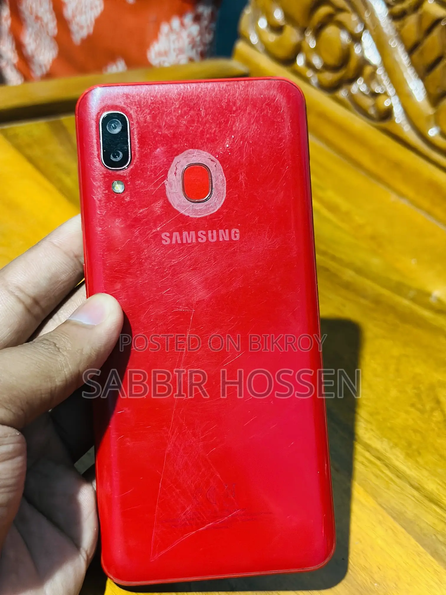 স্যামসাং গ্যালাক্সি এ২০ ৩২ জিবি রেড