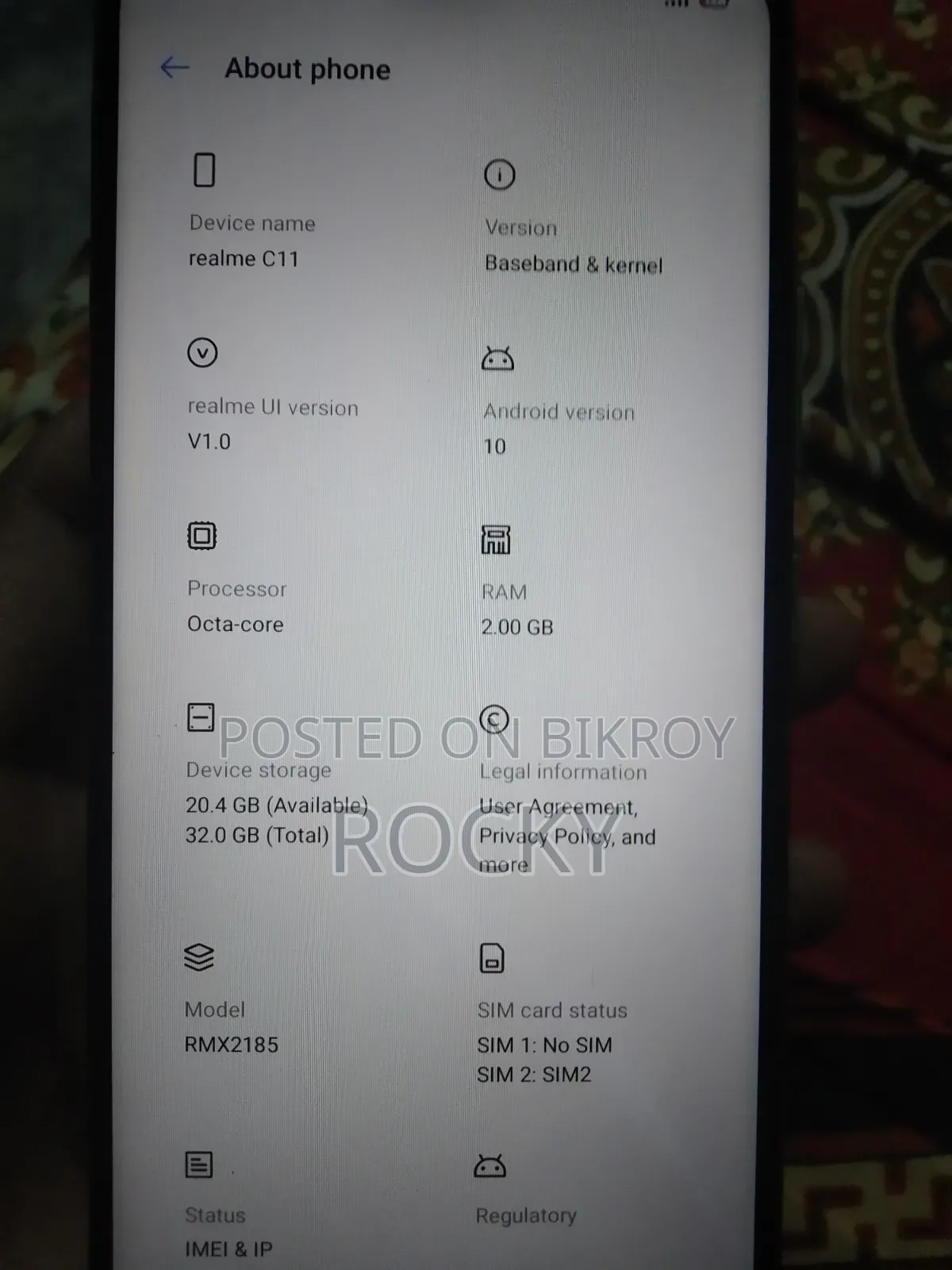 Realme C11 32 GB Blue