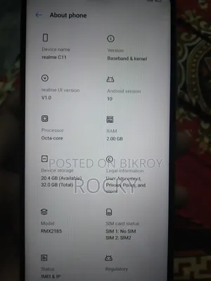 Realme C11 32 GB Blue