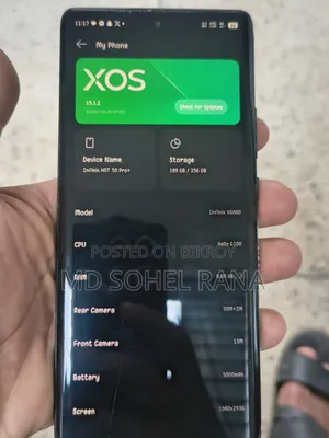 Infinix Hot 50 Pro+ 4G 256 GB Black