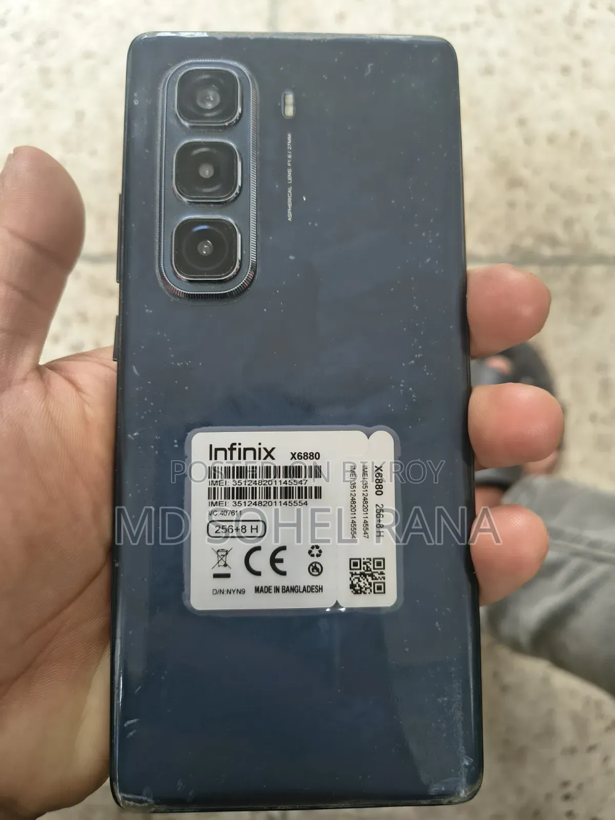 Infinix Hot 50 Pro+ 4G 256 GB Black