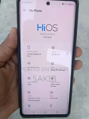 Tecno Spark 20 Pro Plus 256 GB Black
