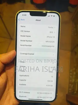 Apple iPhone 14 128 GB White