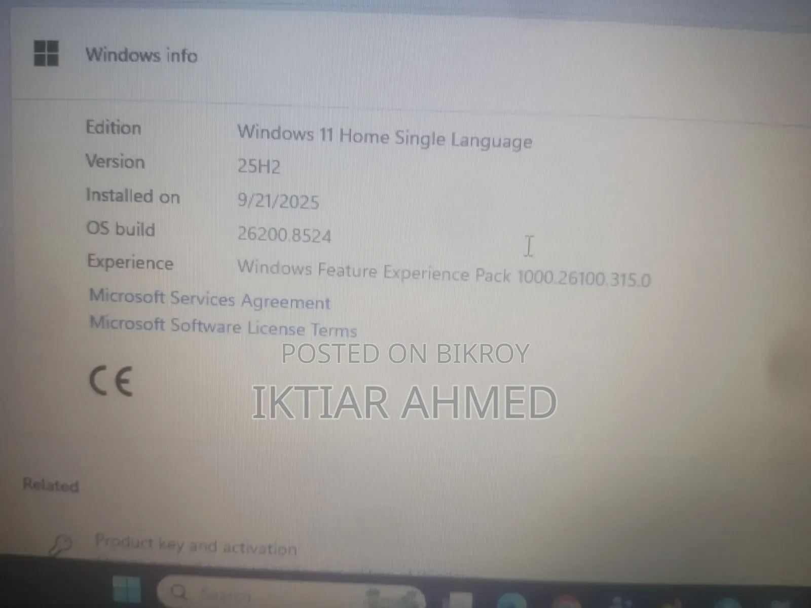 Desktop Computer HP 400 G7 16GB Intel Core I5 HDD 128GB