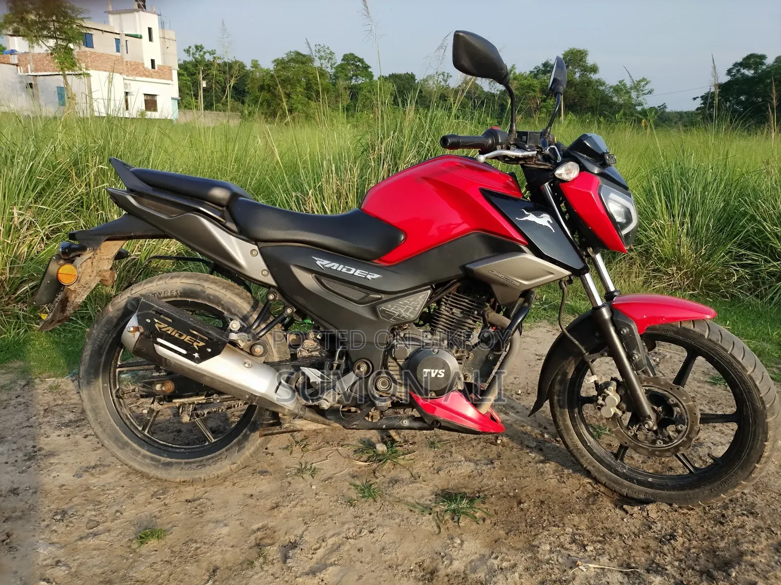 TVS Raider 125 2022 Red