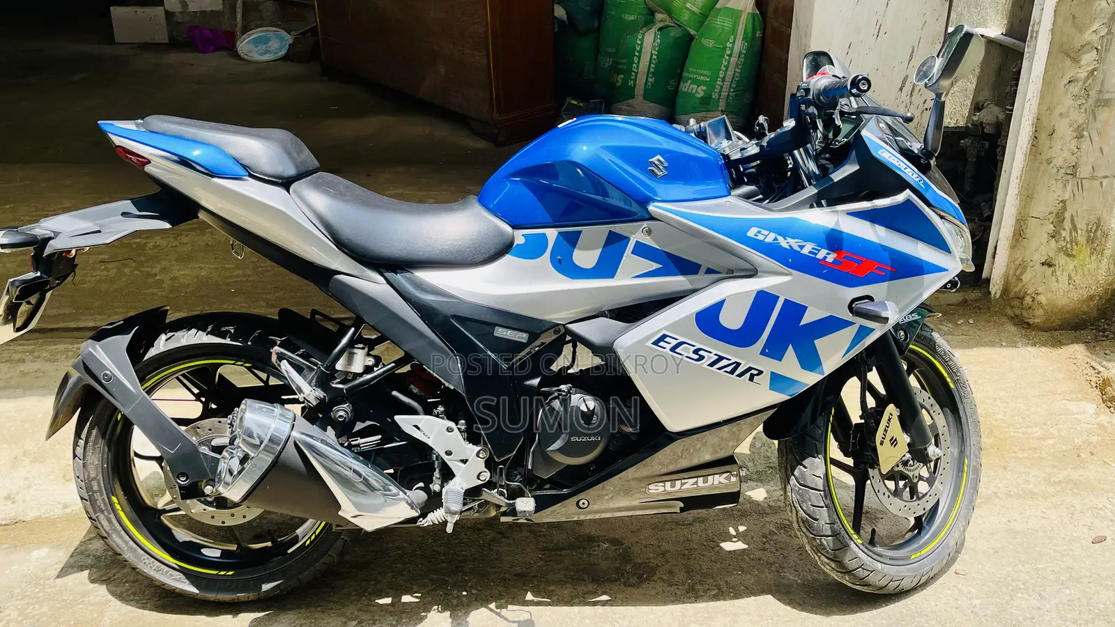New Suzuki Gixxer Fi ABS 2025 Blue