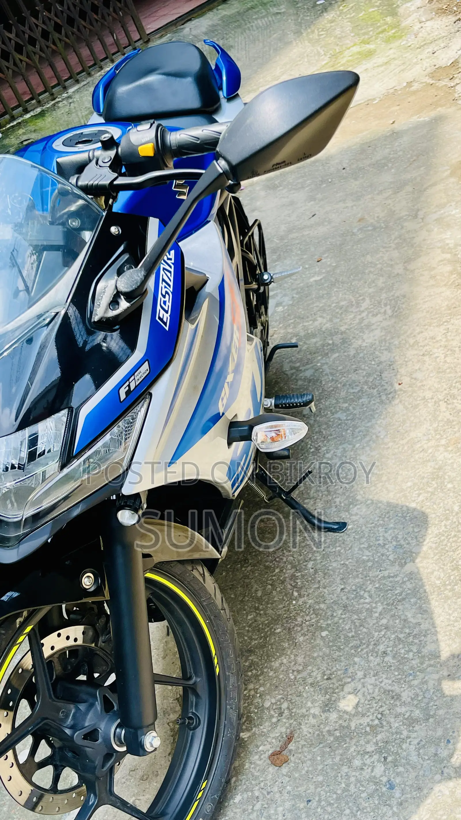 New Suzuki Gixxer Fi ABS 2025 Blue