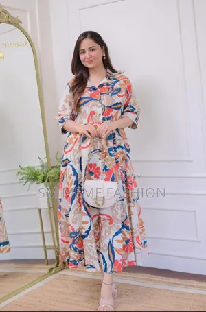 Exclusive Linen Embroidery One-Piece