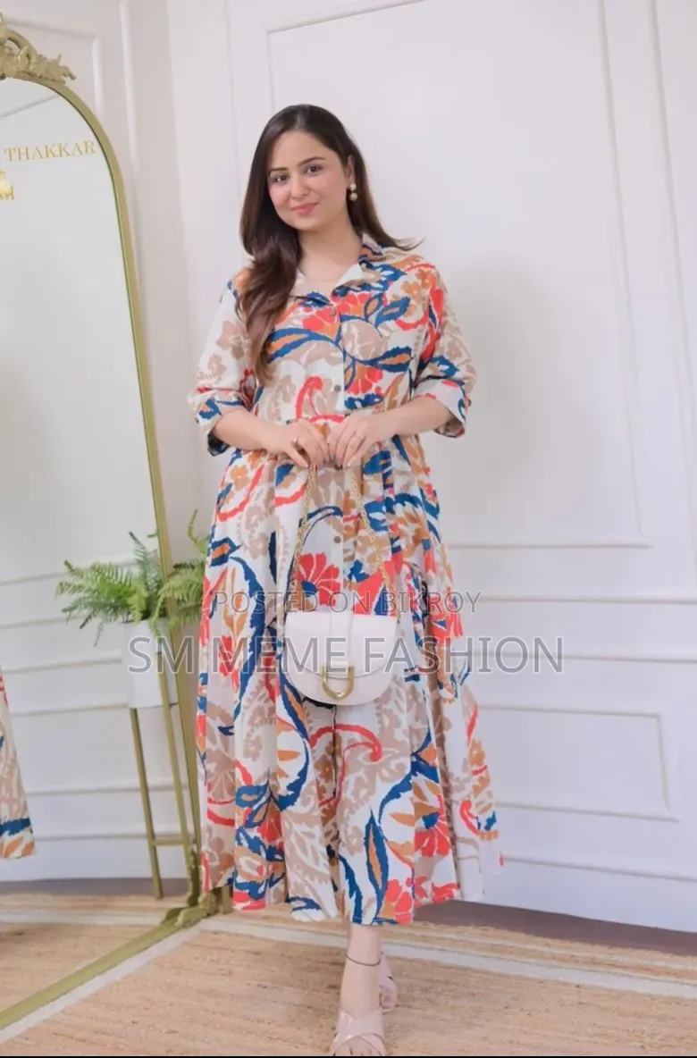 Exclusive Linen Embroidery One-Piece
