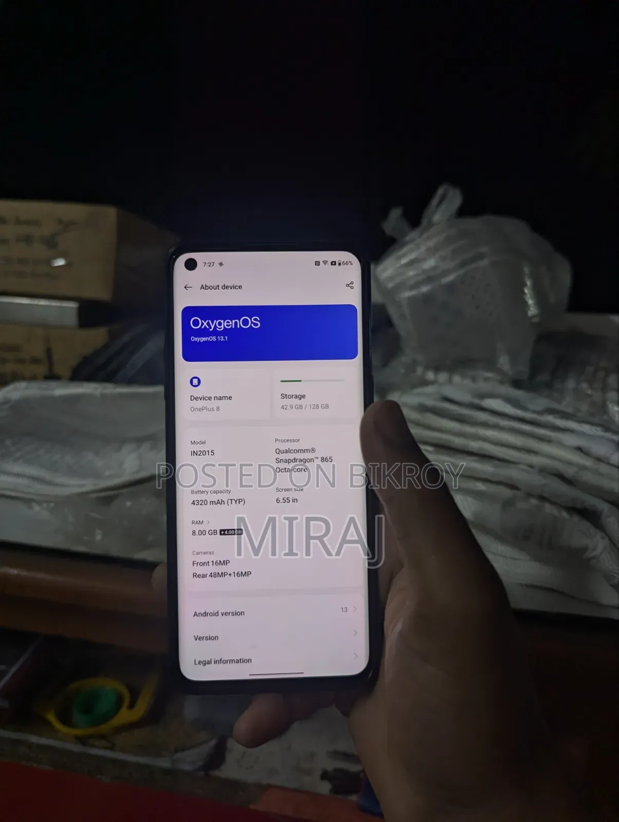 OnePlus 8 128 GB Gold
