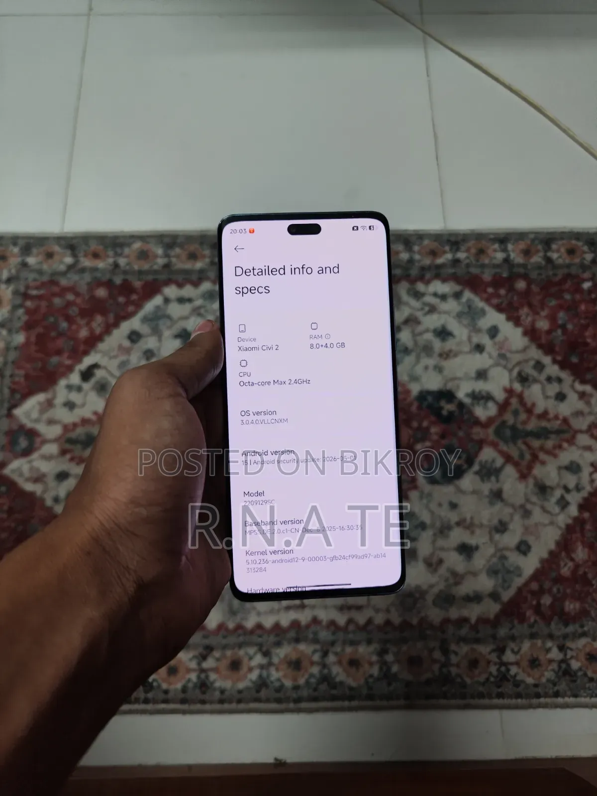 Xiaomi Civi 2 256 GB Blue