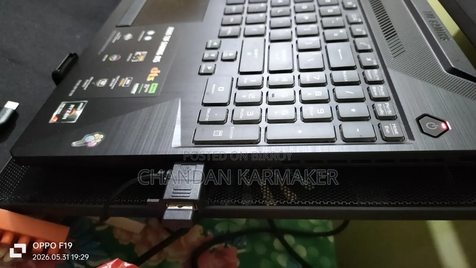 Laptop Asus TUF Gaming A15 16GB AMD Ryzen 5 SSD 512GB
