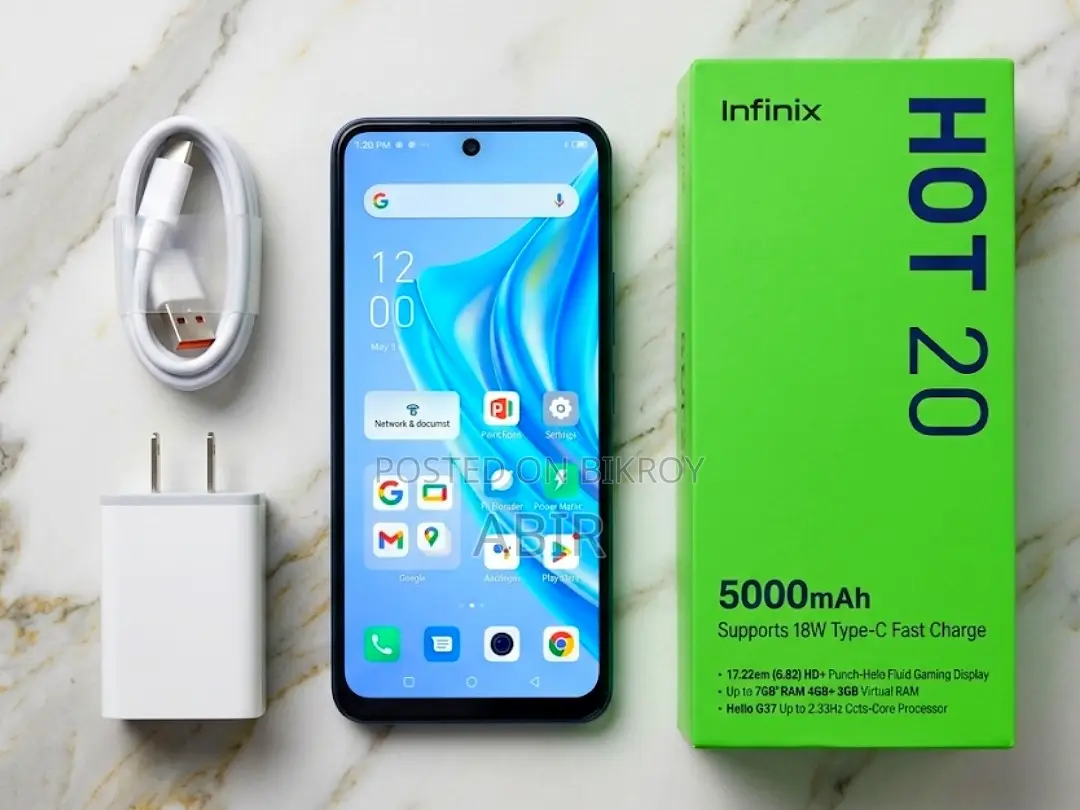 Infinix Hot 20 128 GB White