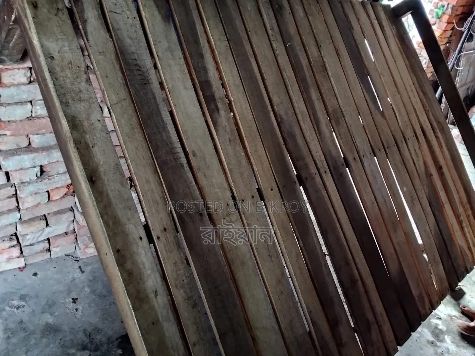A wooden bed (Chouki) for sale