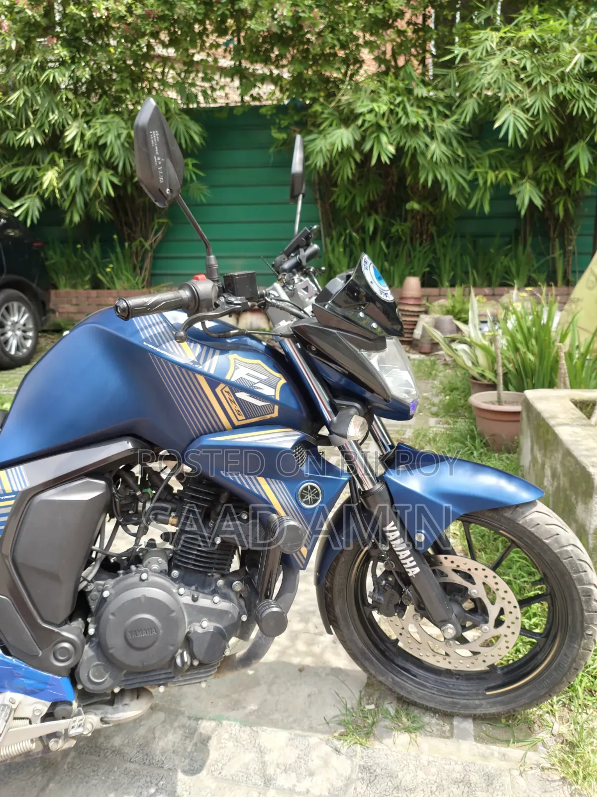 New Yamaha FZ 2024 Blue