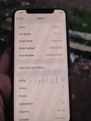 Apple iPhone XS 64 GB Gold