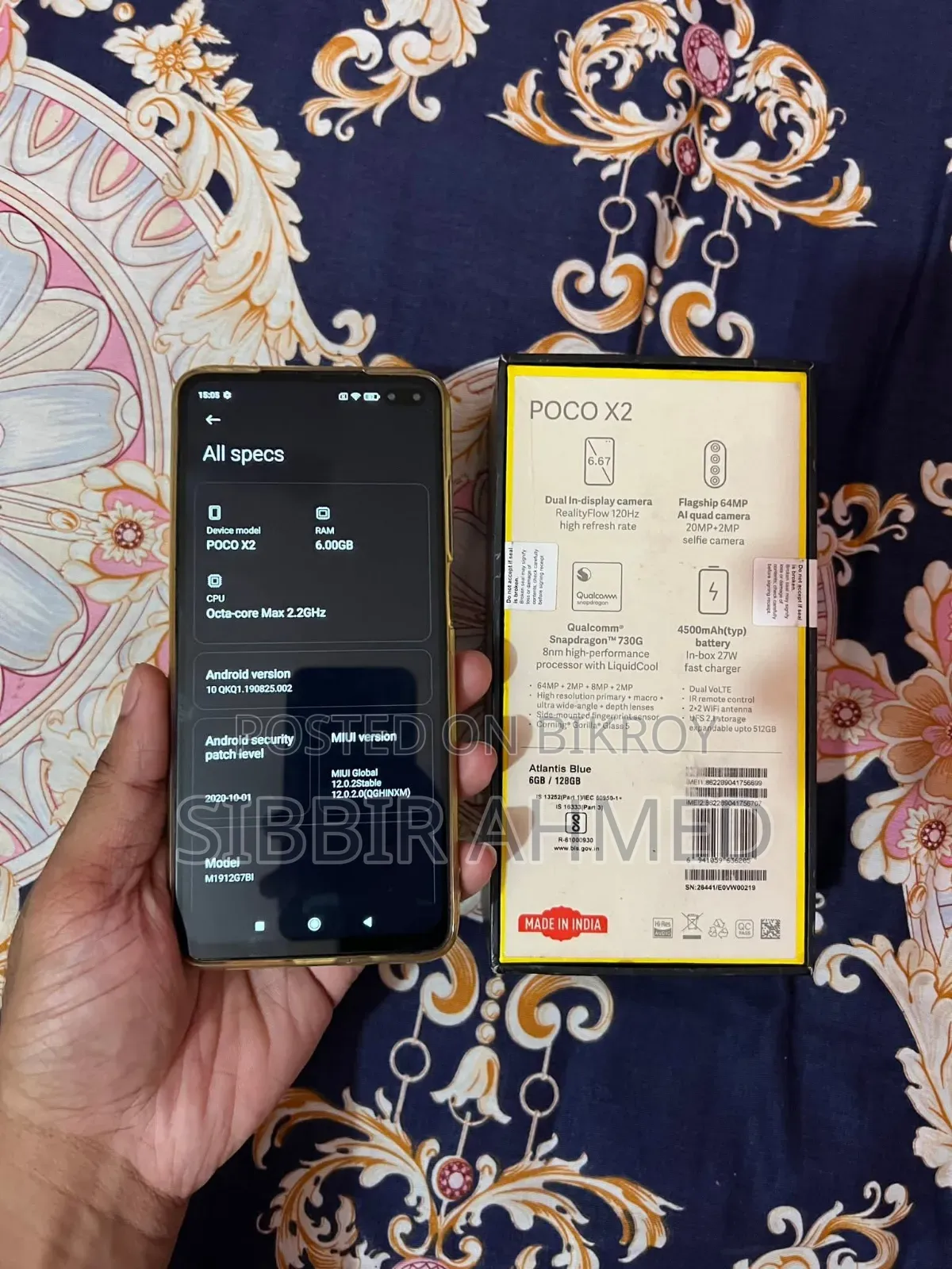 Xiaomi Pocophone X2 128 GB Blue