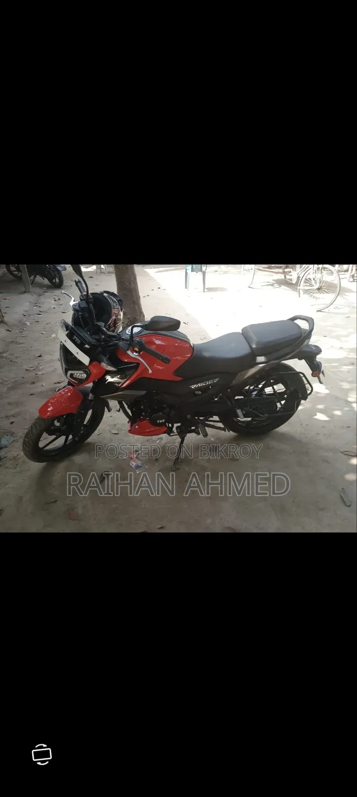 TVS Raider 125 2023 Red