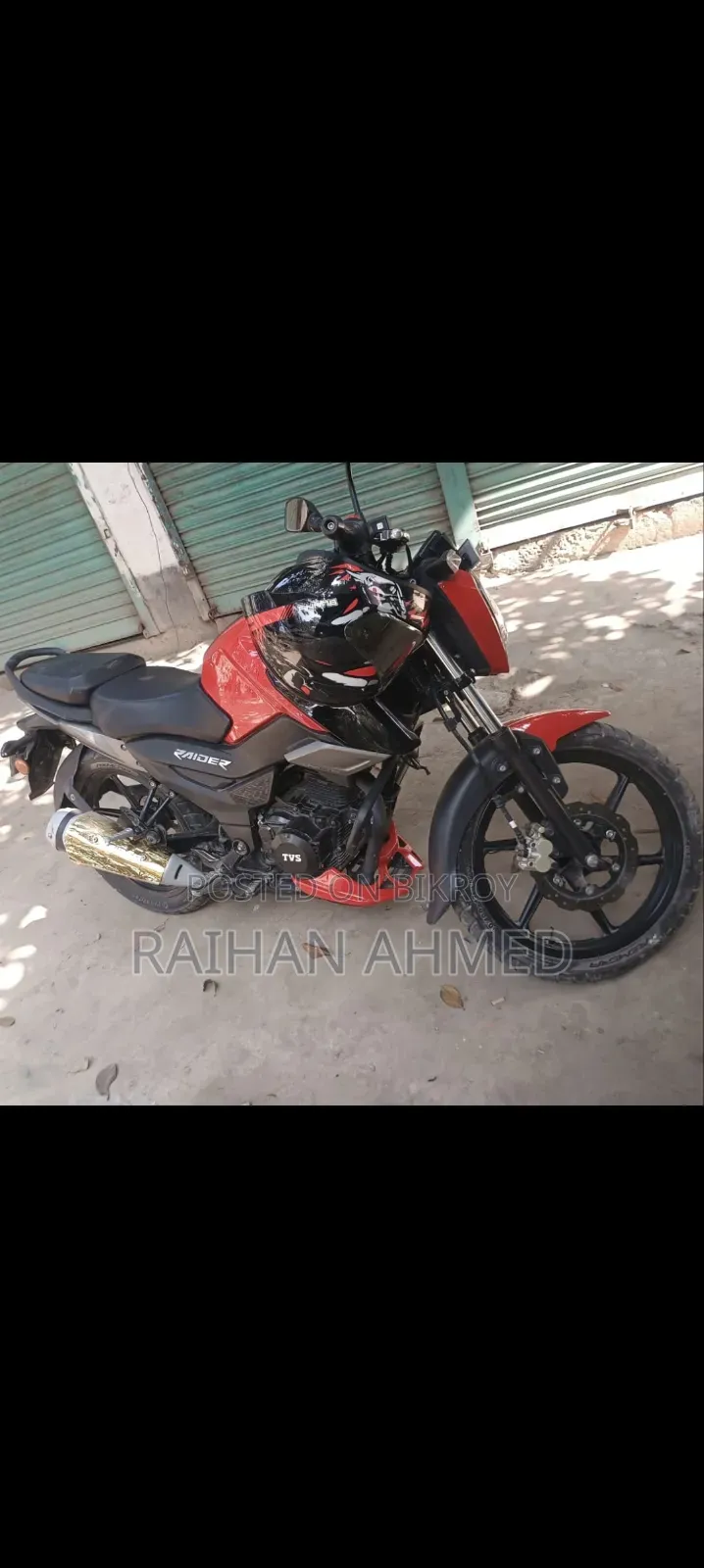 TVS Raider 125 2023 Red