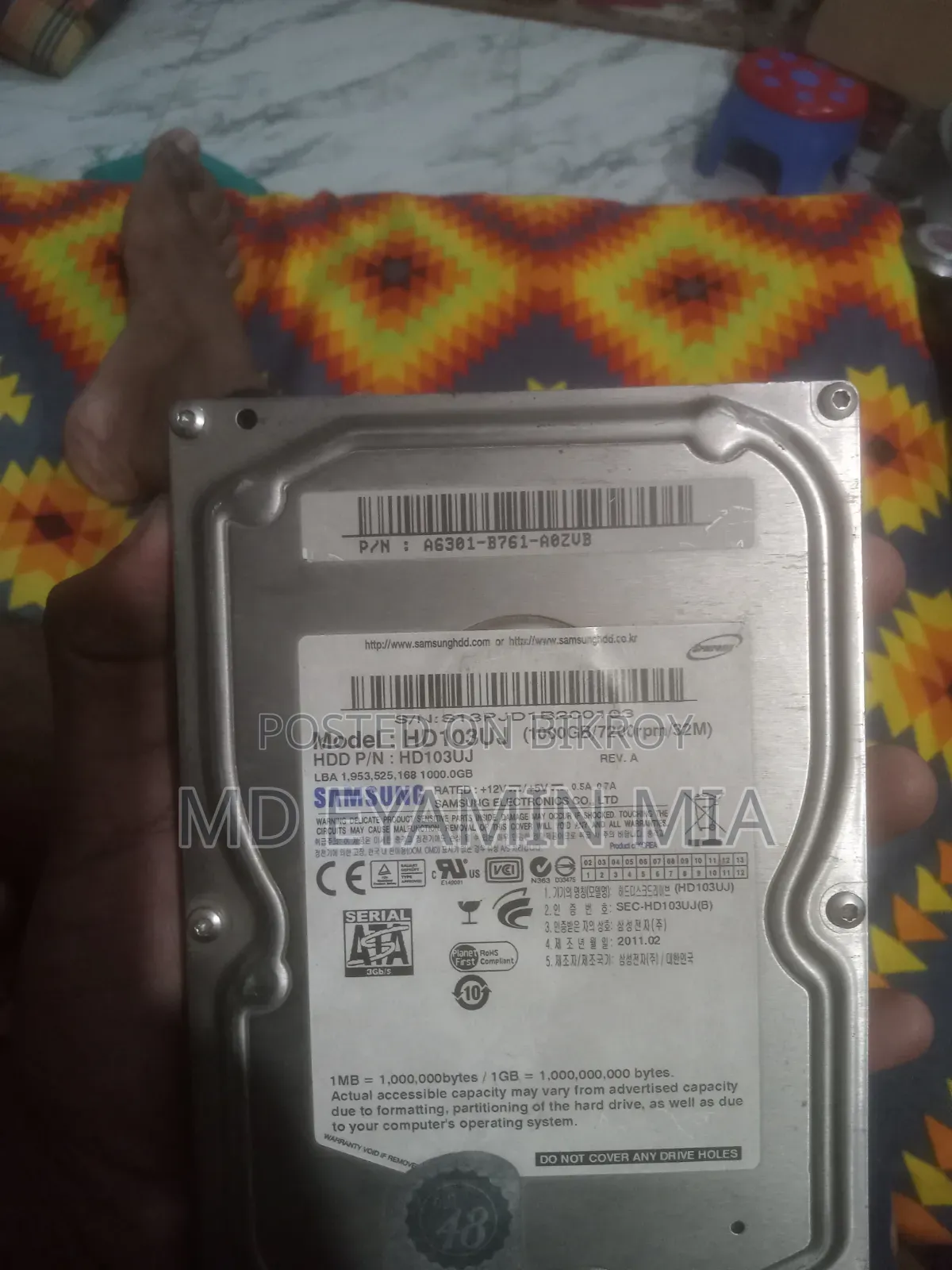 1TB HDD Samsung