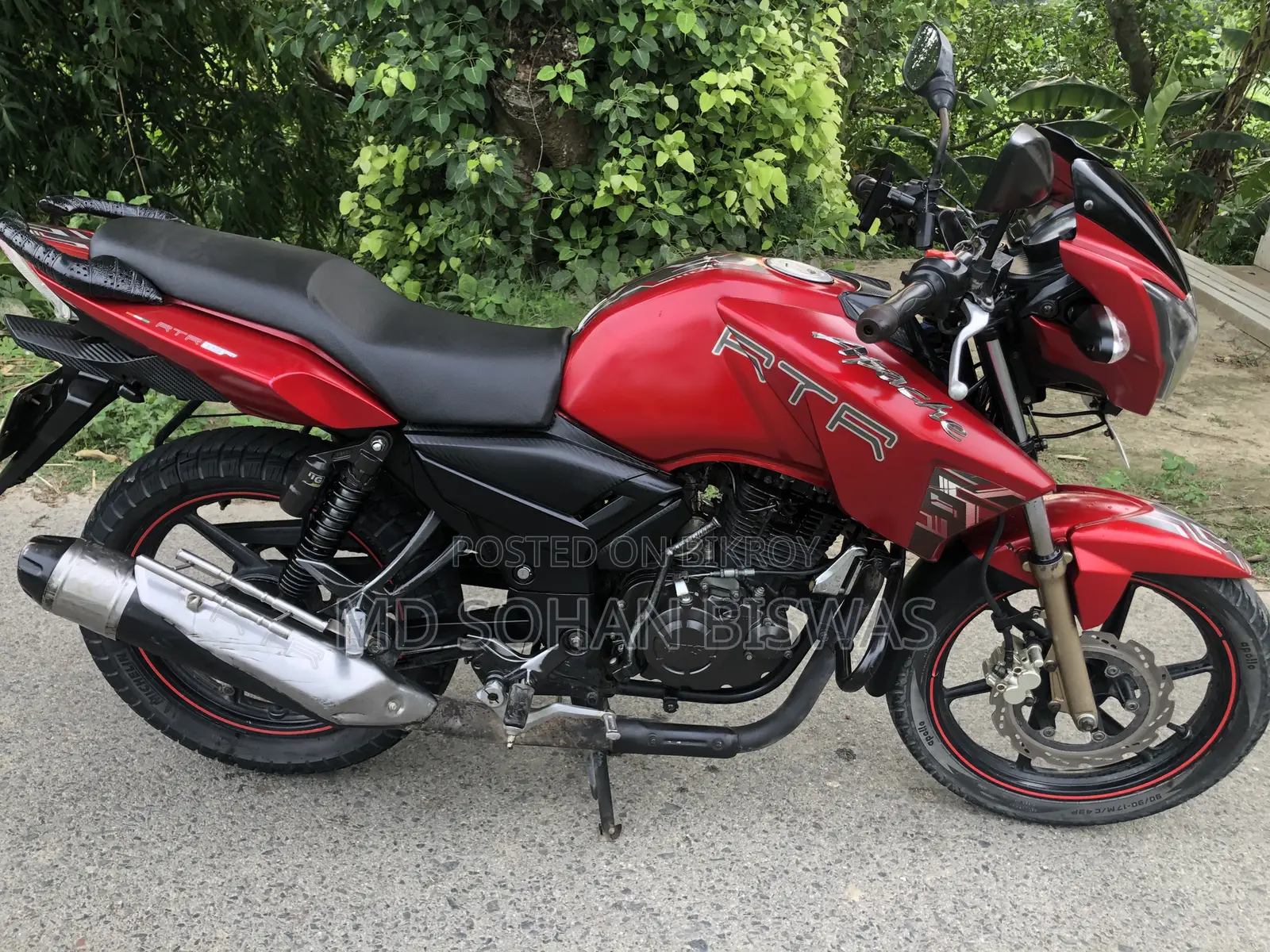 TVS Apache RTR 160 2V 2017 Red