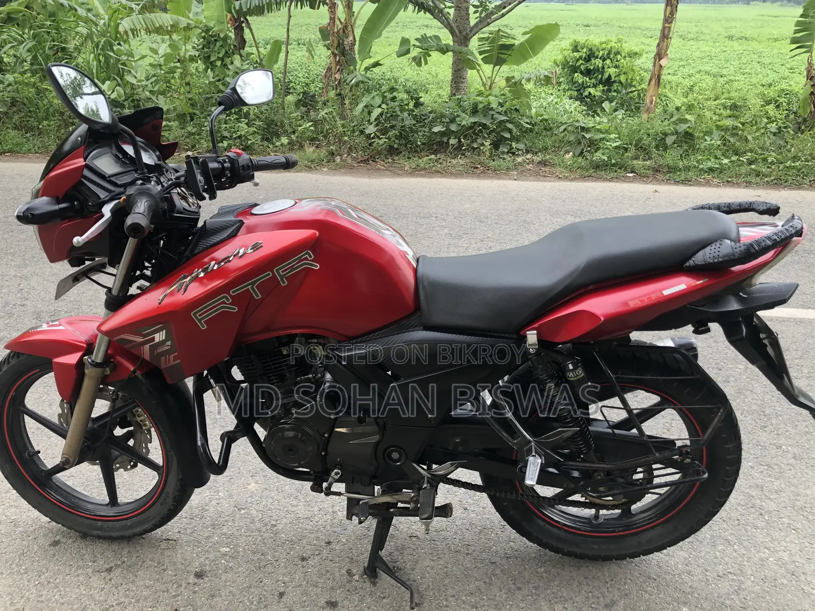 TVS Apache RTR 160 2V 2017 Red