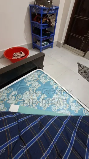 Malaysian Wood Bed 5/7ft With Mattress and Toshok