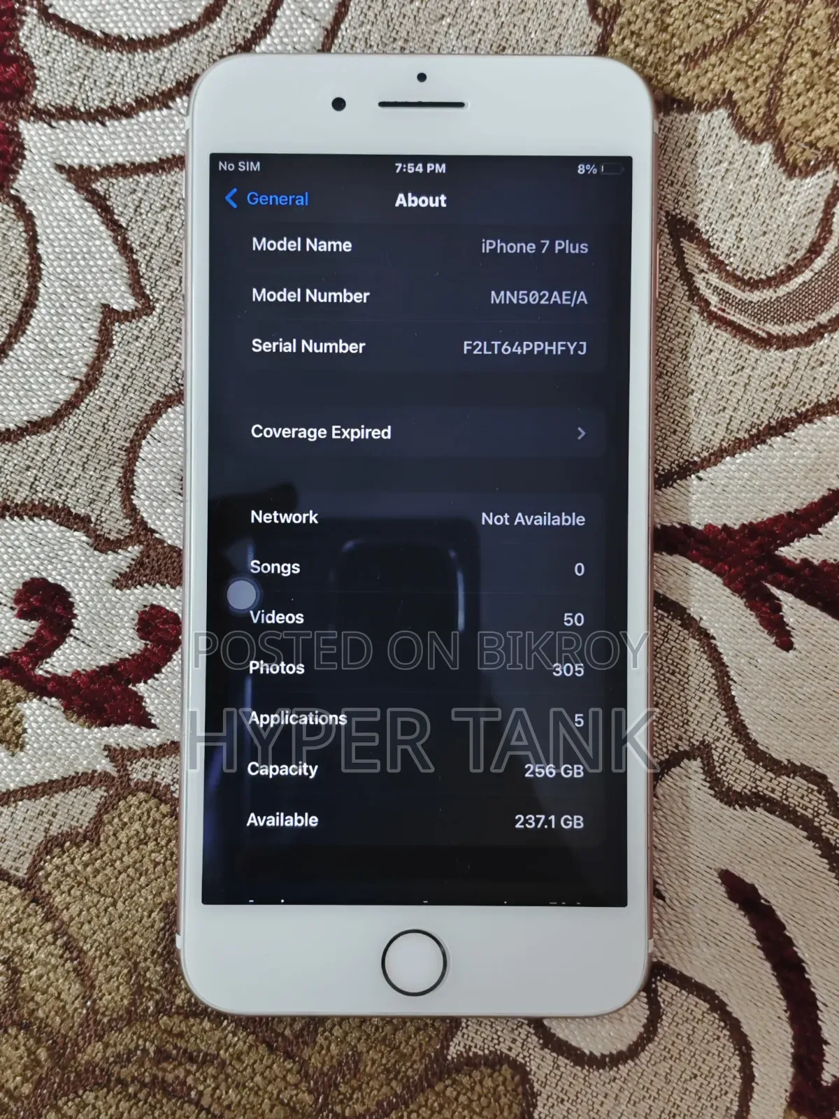 Apple iPhone 7 Plus 256 GB Rose Gold
