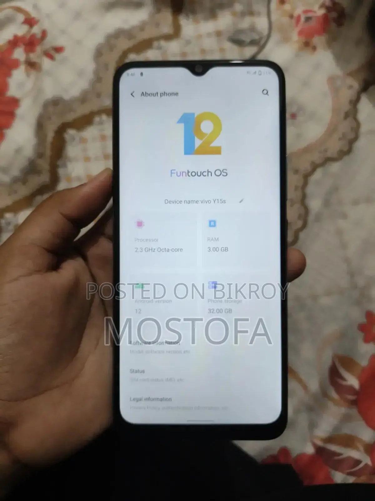 Vivo Y15s 32 GB Blue