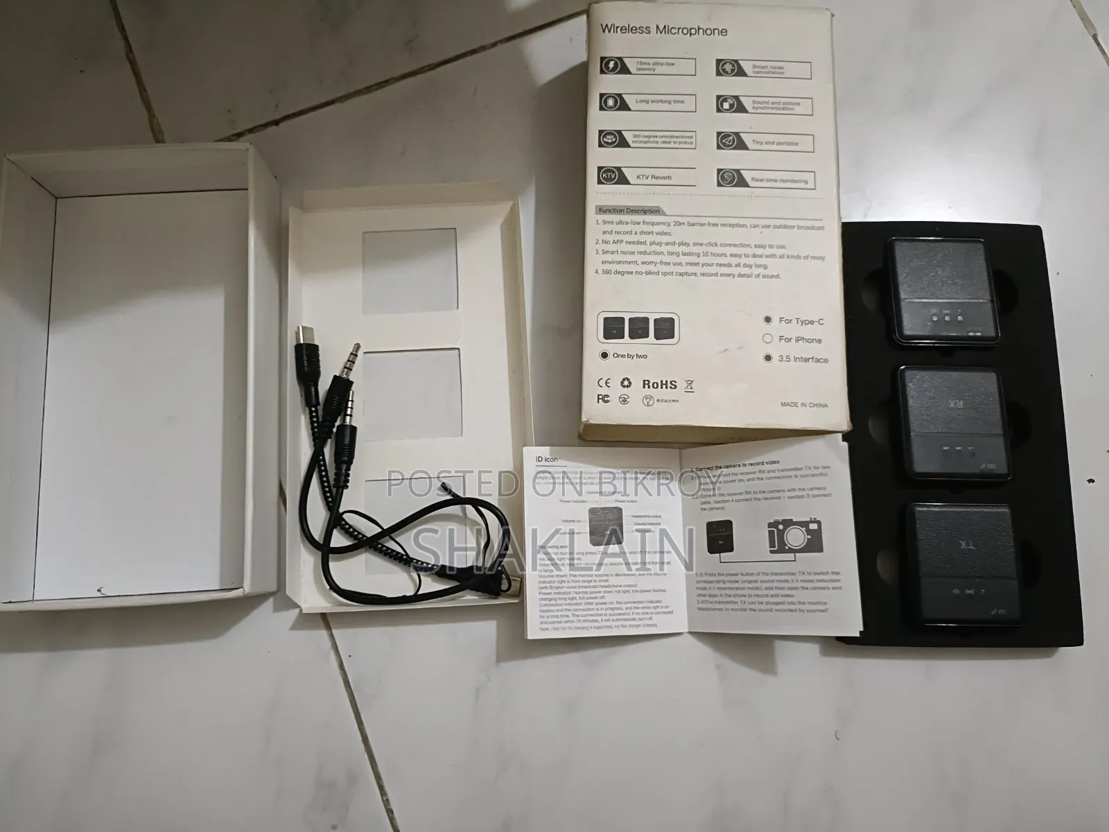 Sx9 Dual Wireless Microphone