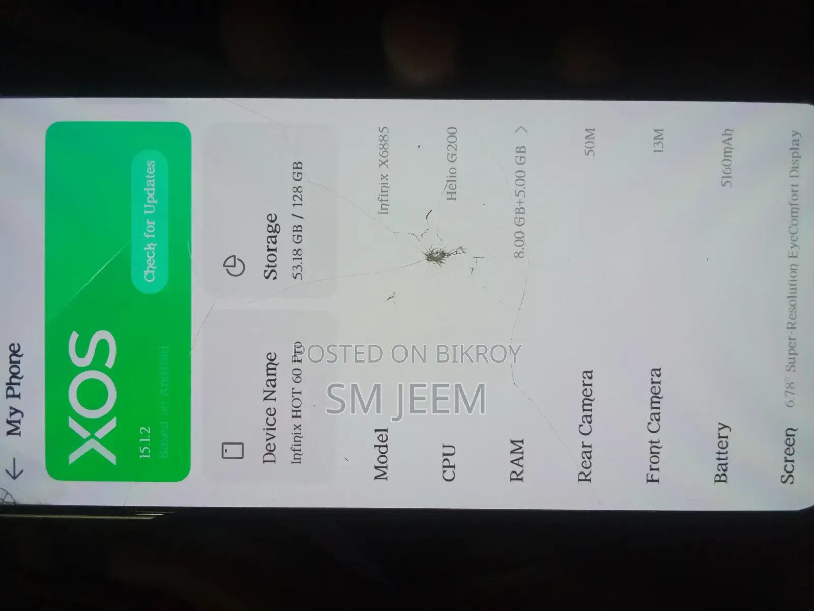Infinix Hot 60 Pro 128 GB Gray