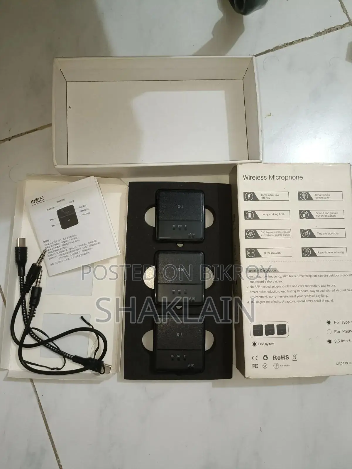 Sx9 Dual Wireless Microphone