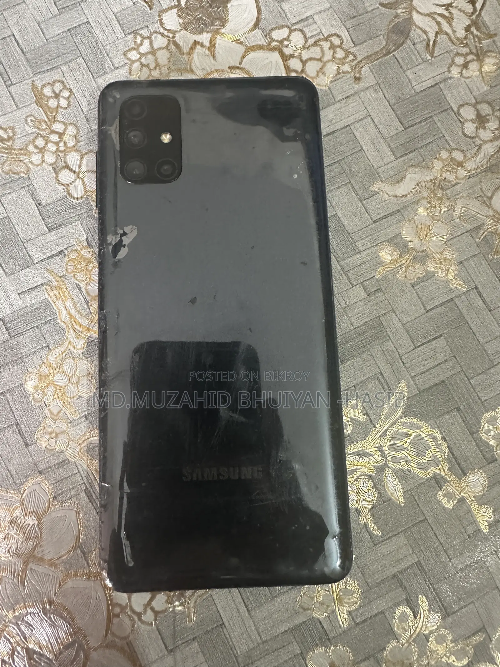 স্যামসাং গ্যালাক্সি এ৭১ ১২৮ জিবি কালো
